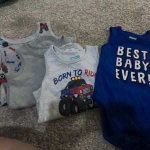 4 baby tank top onesies